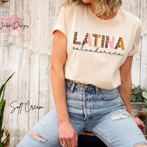 Salvadorean Shirt, Latina Salvadoreña, Salvadorena Tshirt, El Salvador, Camisa Salvadorena, Popusas, Made in El Salvador, Salvadorena Tee
