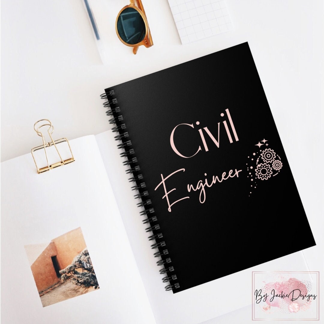 Civil Engineer Notebook, Engineer Graduation, Civil Engineer Gifts ...