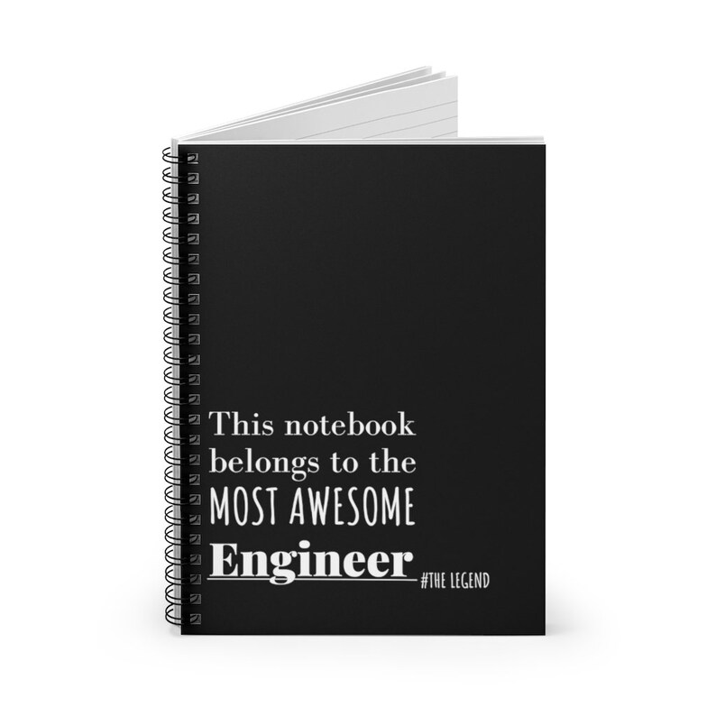 Engineer Notebook Engineering Journal, Birthday Office Gifts, The Legend The Man The Myth Funny Gift Idea, Awesome Women Engineer Definition