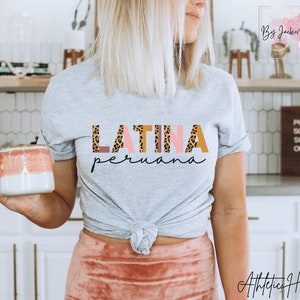 Peruana Shirt, Peruvian Tshirt, Peru Gifts, Mujer Latina, Peruvian Girl, Yo Soy Peruana, Proud Latina, Lima Peru, Inca, Habla Causa Regalo