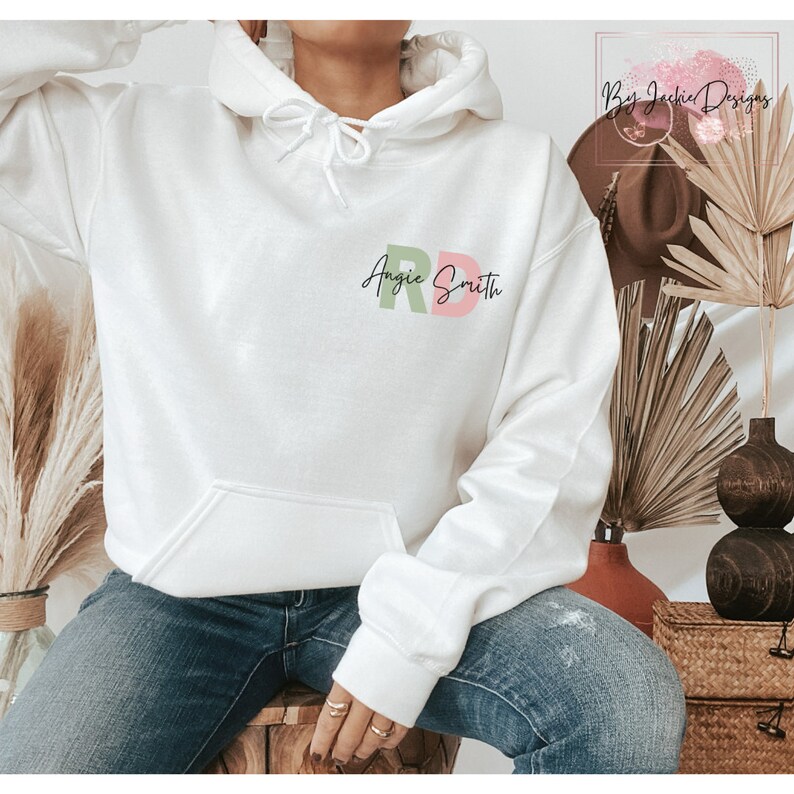 Registered Dietitian Sweatshirt, RD Shirt, RD Sweater, Personalized RD Gift, Dietitian Gifts, Dietitian Graduation, Dietitian Grad, Custom rd