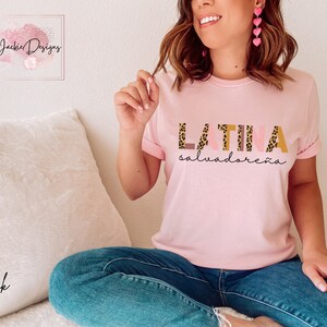 Salvadorean Shirt, Latina Salvadoreña, Salvadorena Tshirt, El Salvador, Camisa Salvadorena, Popusas, Made in El Salvador, Salvadorena Tee