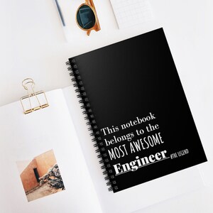 Engineer Notebook Engineering Journal, Birthday Office Gifts, The Legend The Man The Myth Funny Gift Idea, Awesome Women Engineer Definition