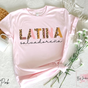 Salvadorean Shirt, Latina Salvadoreña, Salvadorena Tshirt, El Salvador, Camisa Salvadorena, Popusas, Made in El Salvador, Salvadorena Tee