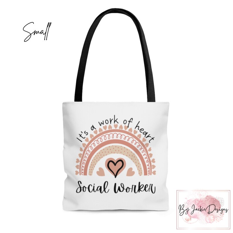 Social Work Social Worker Gift, Social Worker Tote Bag, Gift for Social Work, School Social Worker Rainbow, Best Social Worker Nacho Average