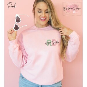 Registered Dietitian Sweatshirt, RD Shirt, RD Sweater, Personalized RD Gift, Dietitian Gifts, Dietitian Graduation, Dietitian Grad, Custom rd