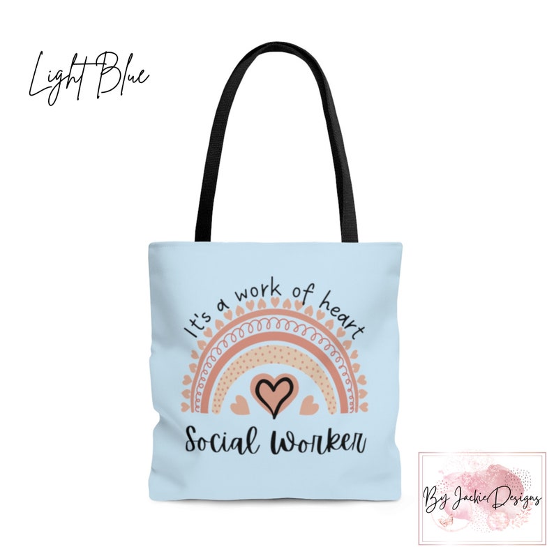 Social Work Social Worker Gift, Social Worker Tote Bag, Gift for Social Work, School Social Worker Rainbow, Best Social Worker Nacho Average