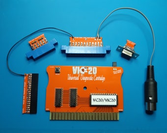 Commodore VIC 20 Diagnostic harness complete Cartridge gold plated (NEW)