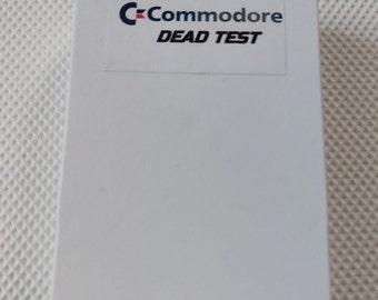 Commodore 64 128 Dead Test Diagnostic Cartridge rev 781220 with cover - GOLD -