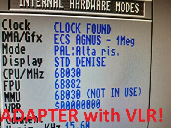 Amiga 500 1200 2000 Vidéo Rgb DB23 vers VGA SVGA adaptateur
