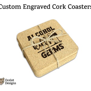 Custom Cork Coasters