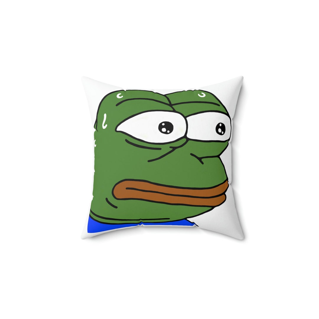 Pepe the Frog Sweating Meme Spun Polyester Square Pillow Case - Etsy