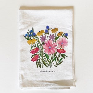 Virginia&#39;s Garden Tea Towel