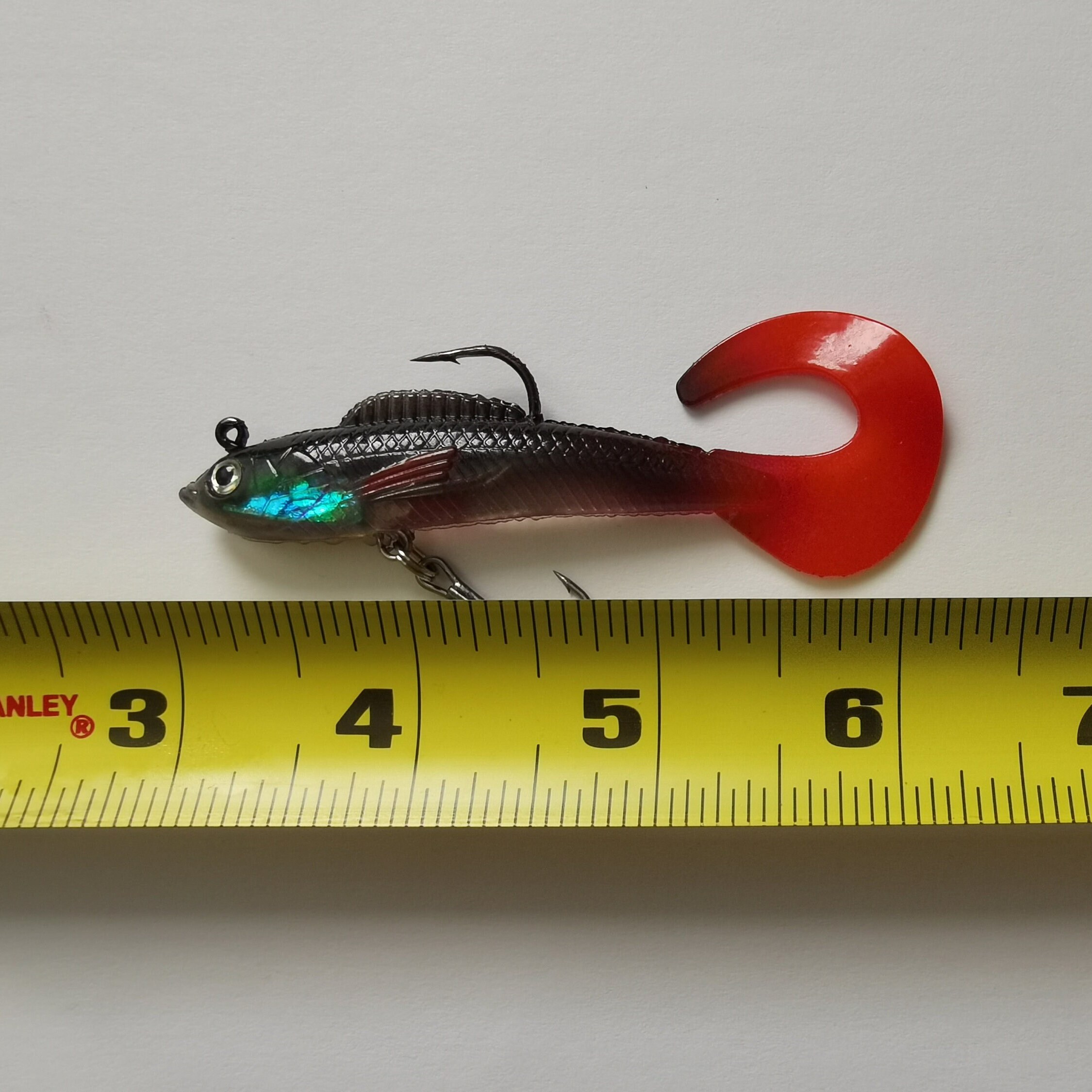 8pc Curly Tail Jig Head Swimbait Bass / Rockfish / Lingcod / Multi
