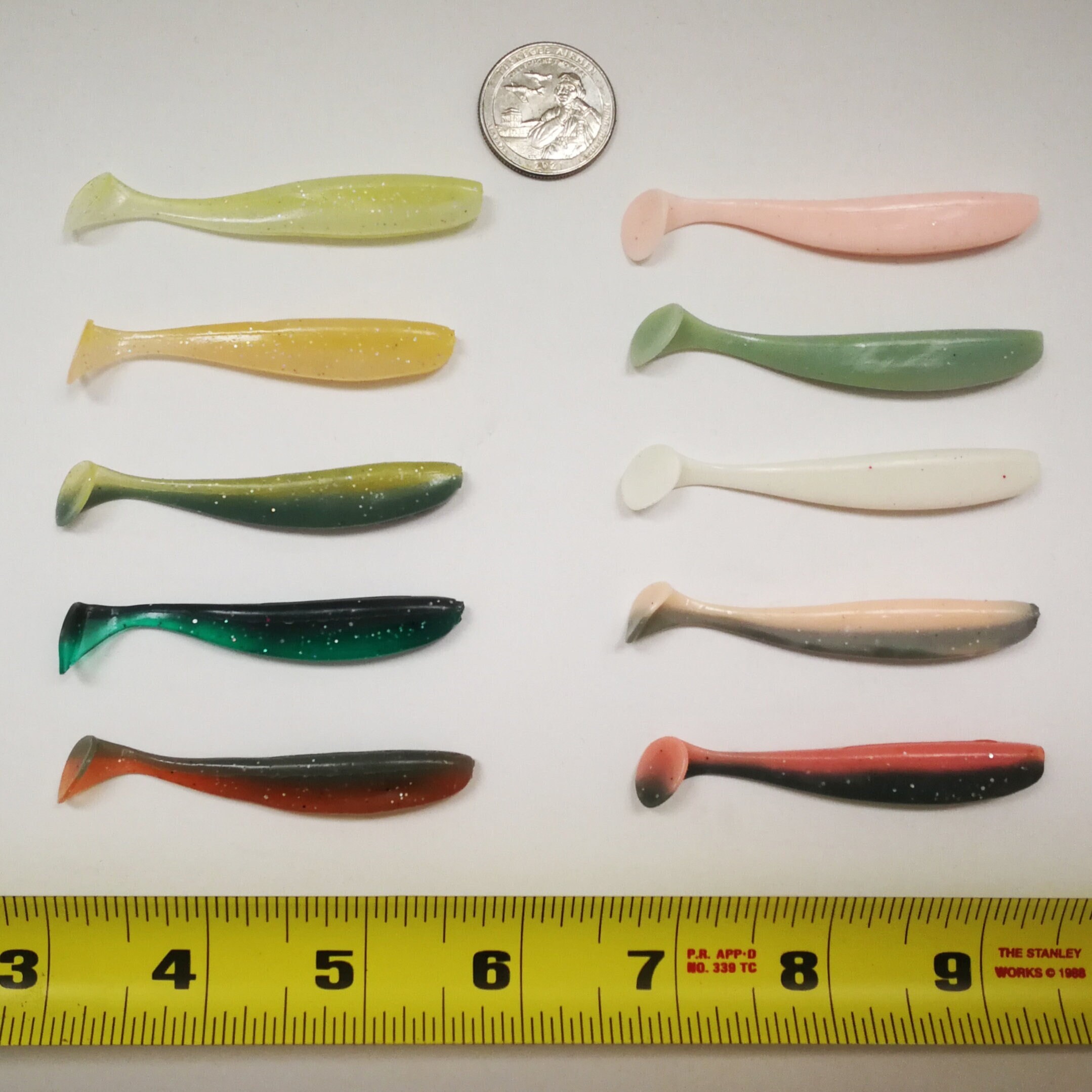 4 Paddle Tail Swim Bait·Fichier STL pour Impression 3D·Cults
