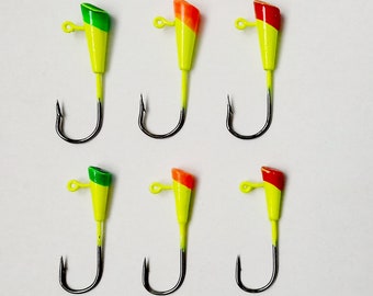 50 NEW Painted Shad Darts - 2 Weight, 3 Color available, Shad Jighead, Shad Lure, Shad Dart