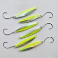 Salmon Jigs \u2013 6 Pack (3\/4oz) \u2013 Perfect for PNW River, Beach, or Boat Fishing | Salmon Jig | Steelhead Jig