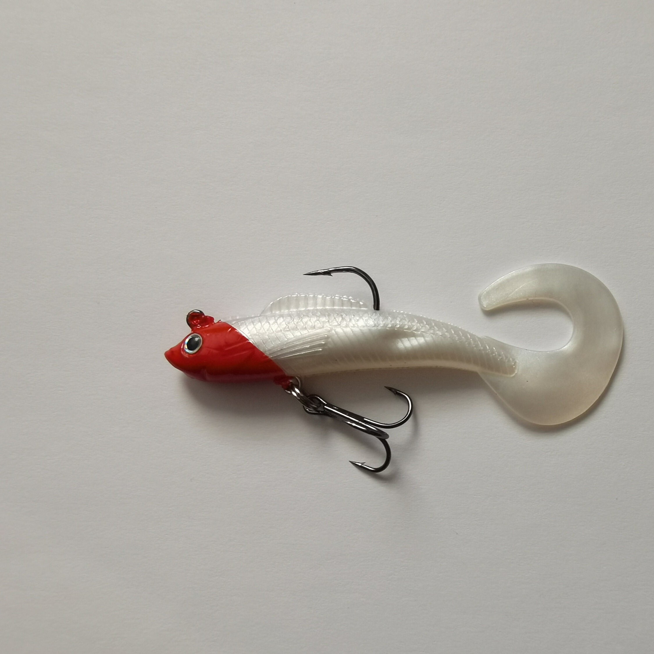 8pc Curly Tail Jig Head Swimbait Bass / Rockfish / Lingcod