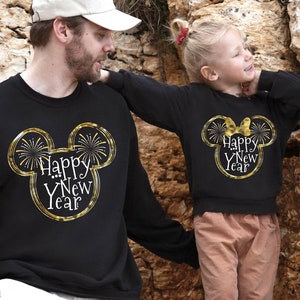 Mickey New Year Sweatshirt,Disney New Year Shirt,Minnie New Year Shirt,New Year 2024,New Year Crew,Disney Girls Trip,Disney Family Shirt