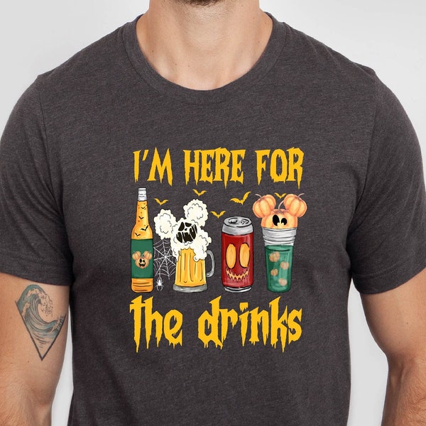 Here For The Drinks Shirt,Disney Snacks Shirt,Disney Drinks Shirt,Disney Girls Trip,Beer Lover Shirt,Disney Brewery Shirt,Mickey Beer Shirt