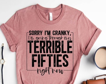 Terrible Fifties Shirt,50 th Birthday Shirt,Birthday Shirt,50th Birthday Shirt,Hello Fifty,Since 1972 Shirt,50th Birthday Party,50&Fabulous