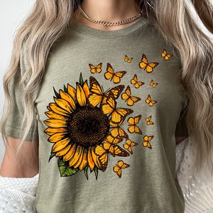 Sunflower Shirt - Etsy