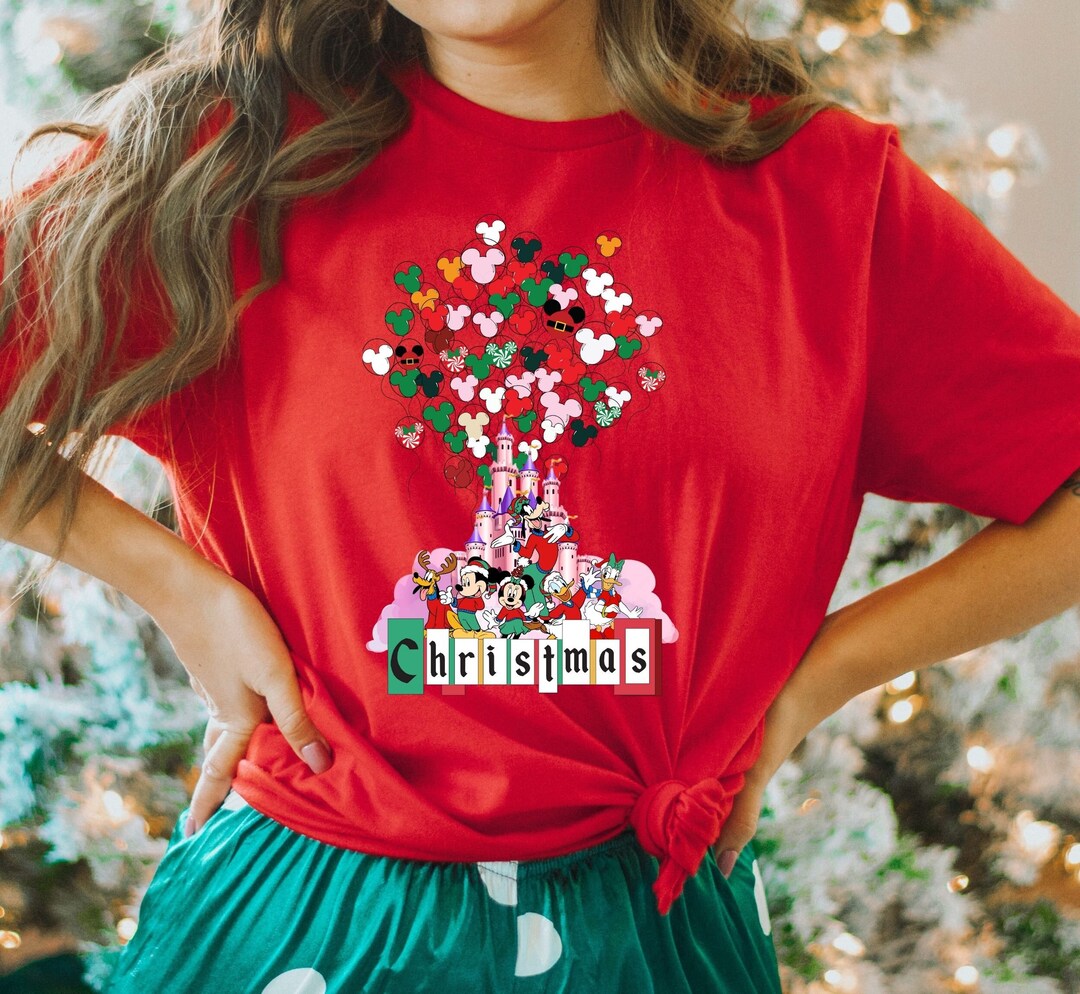 Disney Castle Christmas Lights Shirt,mickey Christmas Shirt,minnie