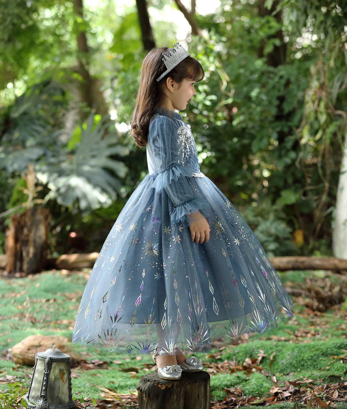 Girl Dress Bluebeautiful Blue Girls Dress birthday Dress for Etsy