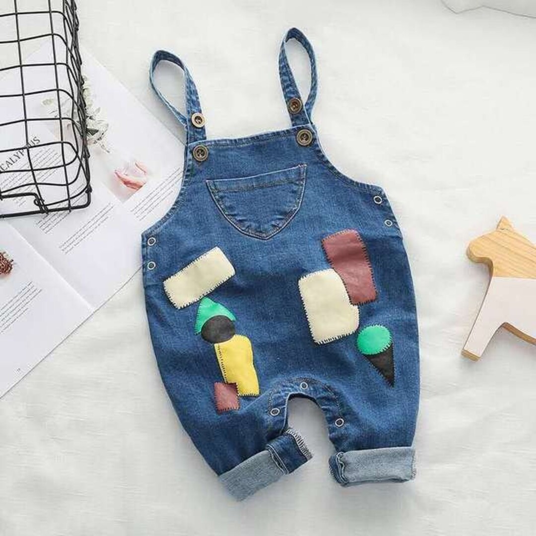 Buy Baby Denim Romper ,baby Denim Overalls , Baby Girl Romper ,baby Summer Romper ,little Boy