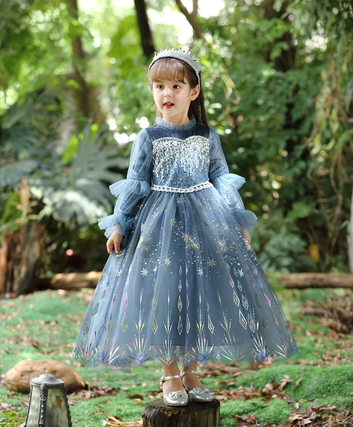 Girl Dress Bluebeautiful Blue Girls Dress birthday Dress for Etsy