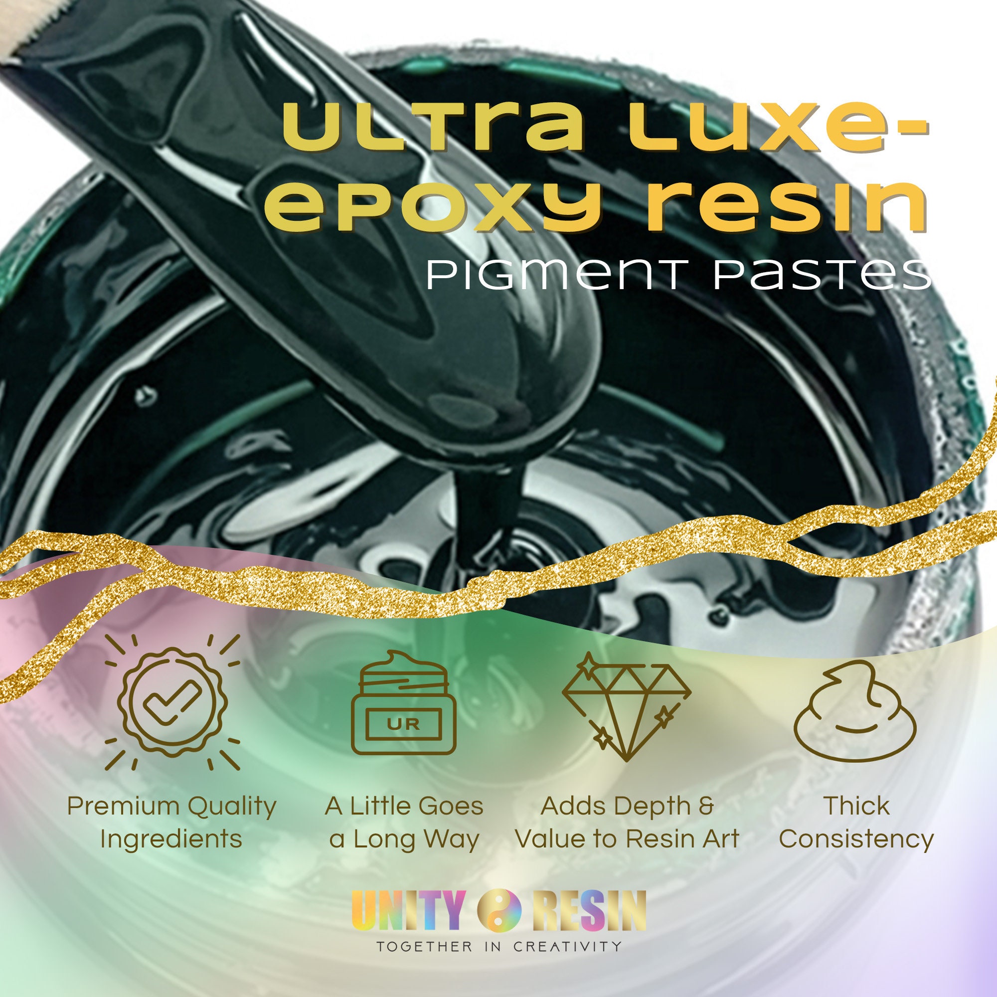 Ultra-Luxe Epoxy Resin Pigment Paste- STONE GRAY (50G)