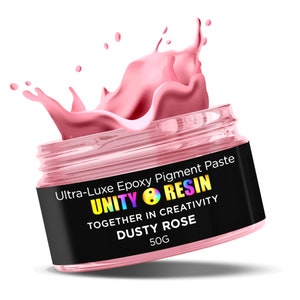 Ultra- Luxe' Epoxy Pigment Paste-DUSTY ROSE Resin Art, Pink Mica, Epoxy Paste, Resin Pigments, Geode Art, Resin Pastes