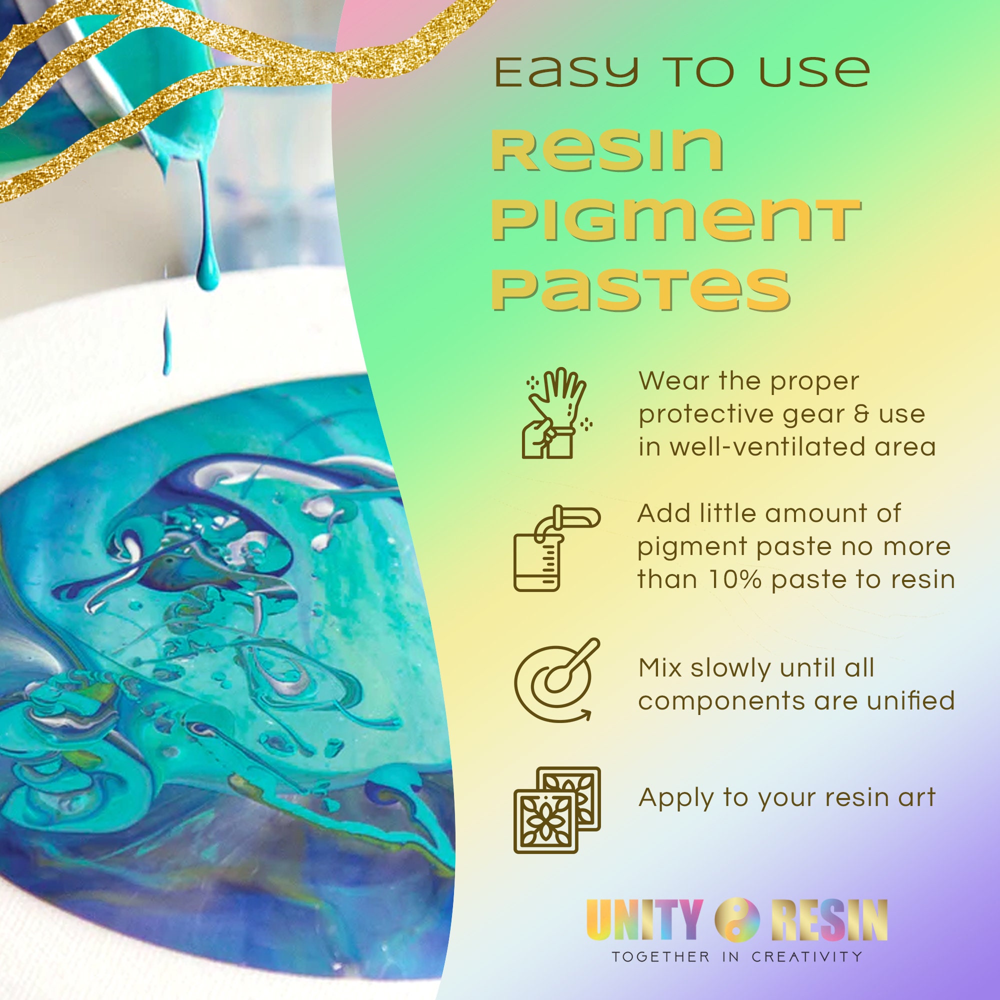 Ultra Luxe' Epoxy Pigment Paste-pastel GREEN Discounted 