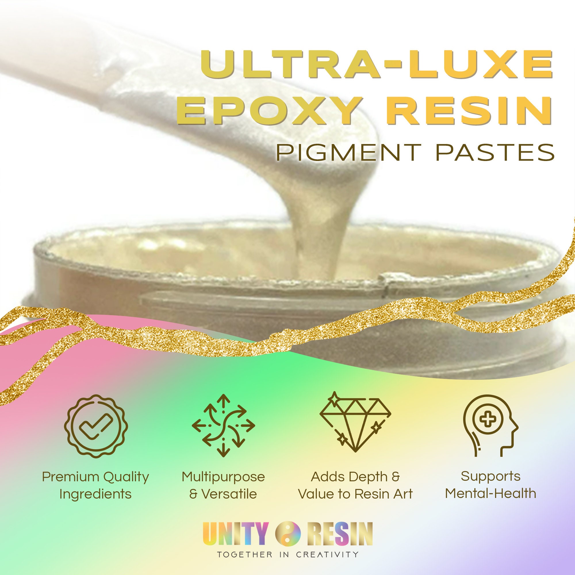 Ultra Lux' Epoxy Pigment Paste BLUE HORIZON, Resin Craft, Resin