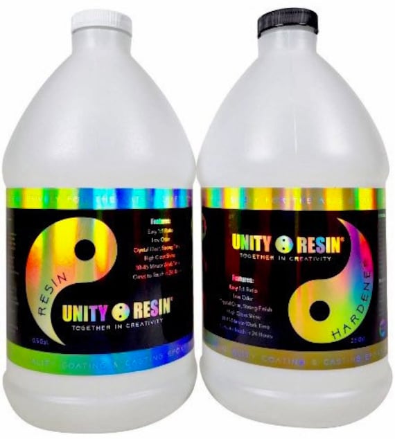 Clear Epoxy Resin: 2 Part Epoxy Resin Kit (1 Gal): Free US Delivery –  ArtResin