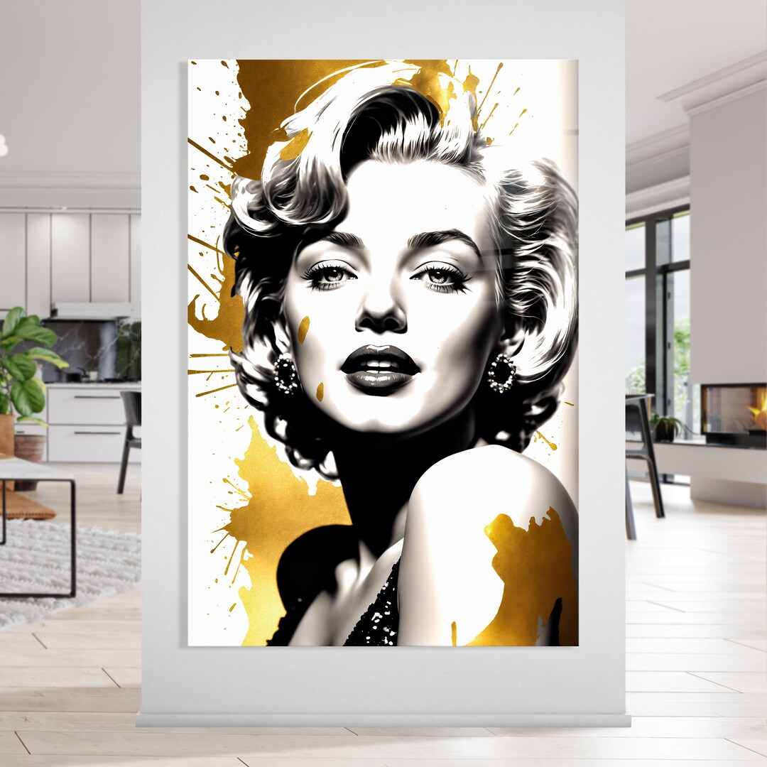 Tableau Marilyn Monroe – Toile Pop Art – Triptyque – Prêt à Accrocher