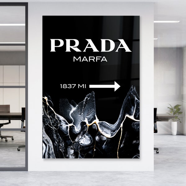 Prada Marfa Leinwand