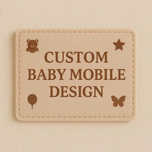 Handmade Felt Baby Mobile: Custom Cartoon Crib Mobile, Postpartum Gift