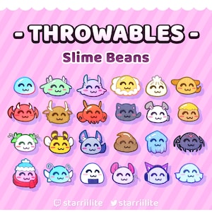 Gooibaar: slijmbonen (2D) - Vtuber streaming-middelen voor VNyan • KBonk • Twitch geïntegreerd werpsysteem