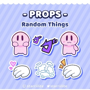 Cute Assorted Props - Vtuber Streaming Assets for OBS • VTuber Studio