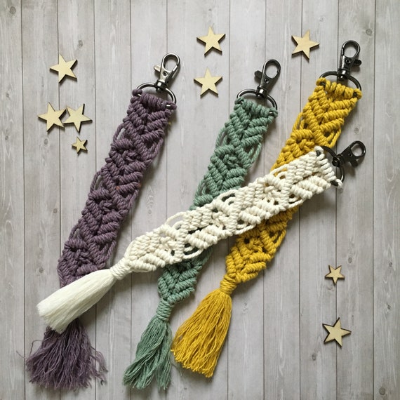 新品】DECi Carabiner Macrame Keychain OVY Carabiner Macrame