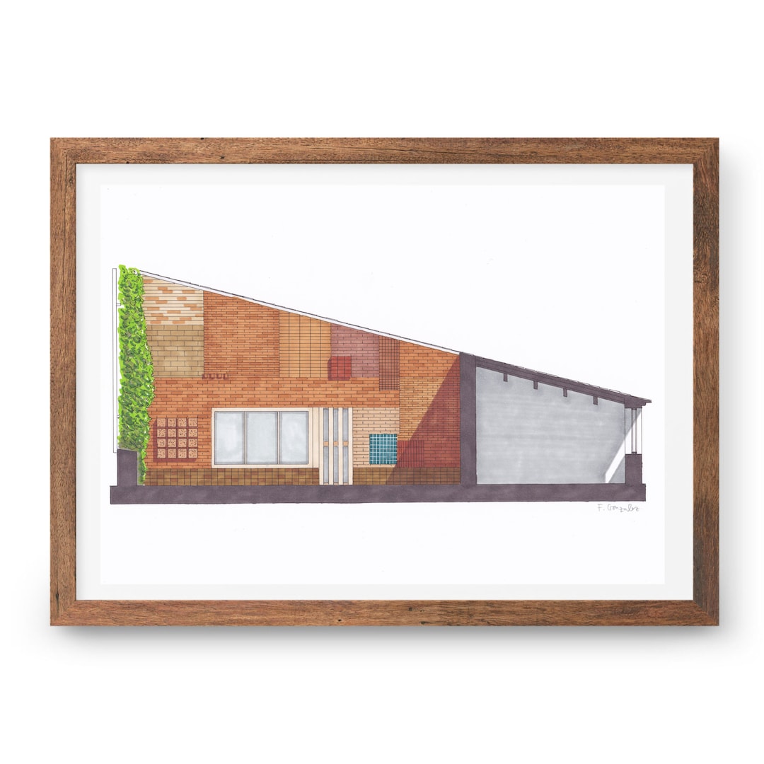 Muuratsalo Experimental House Original Painting - Alvar Aalto