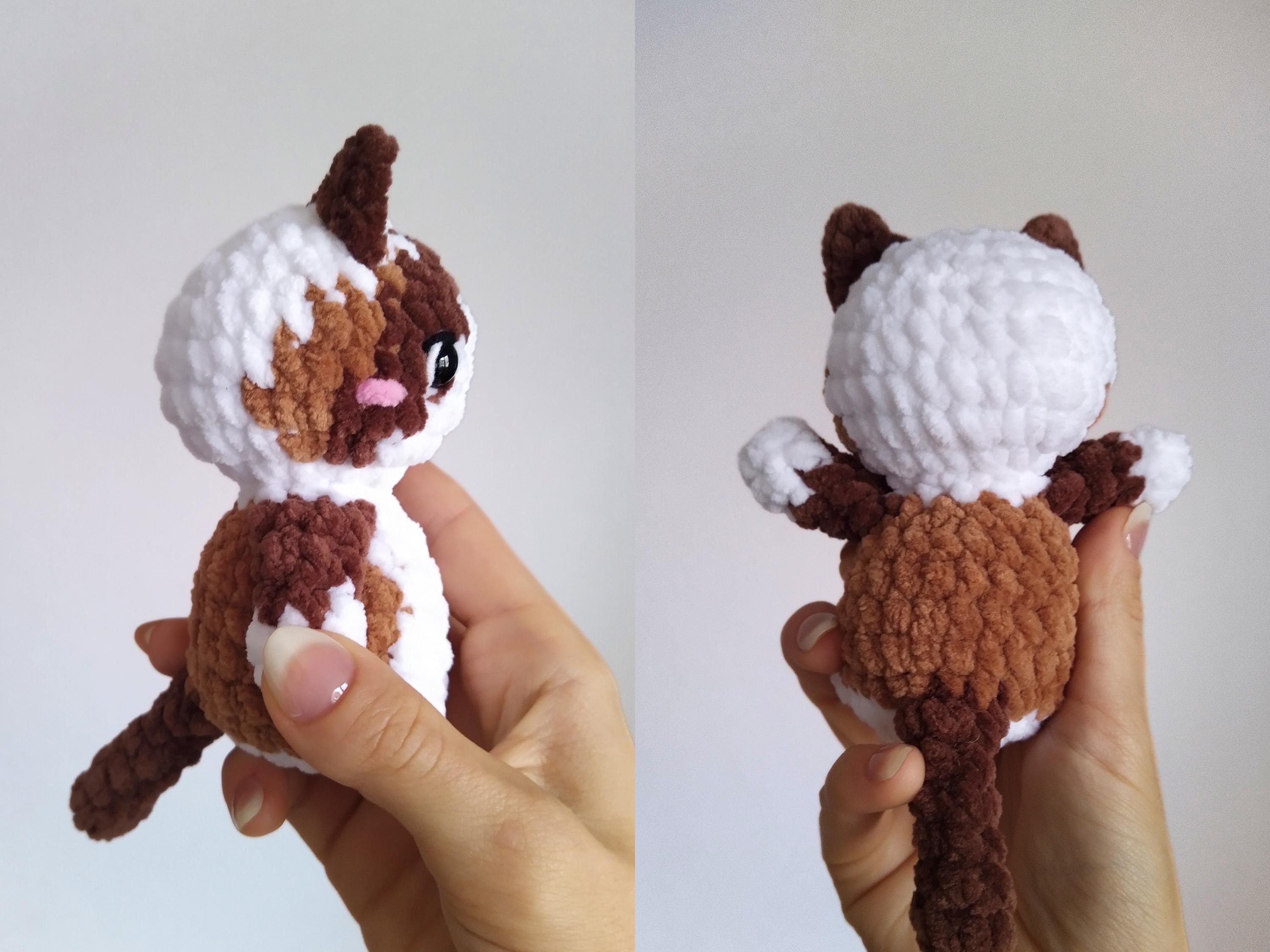 NO SEW Ragdoll Cat Crochet Pattern, Cat Animal Plushie PDF, Amigurumi ...