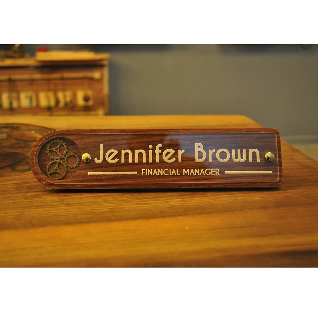 Desk Name Plate, Name Plate for Desk, Custom Design Desk Name Plate
