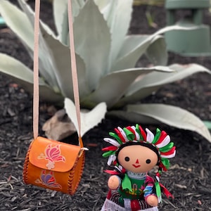Bolsa De Piel para niña de Taxco, GRO