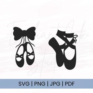 Ballet Shoes Svg | Ballet Slippers Svg Png Jpg Pdf | Ballet Bundle Svg | Ballerina Svg | Dancer Svg