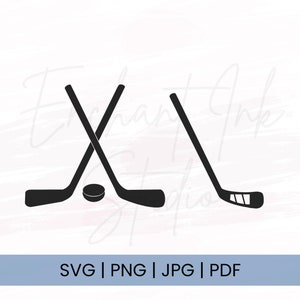 Hockey Bundle Svg Png Pdf Jpg | Hockey Sticks Svg | Hockey Puck Svg | Cricut | Silhouette | Hockey Svg | Sports Svg