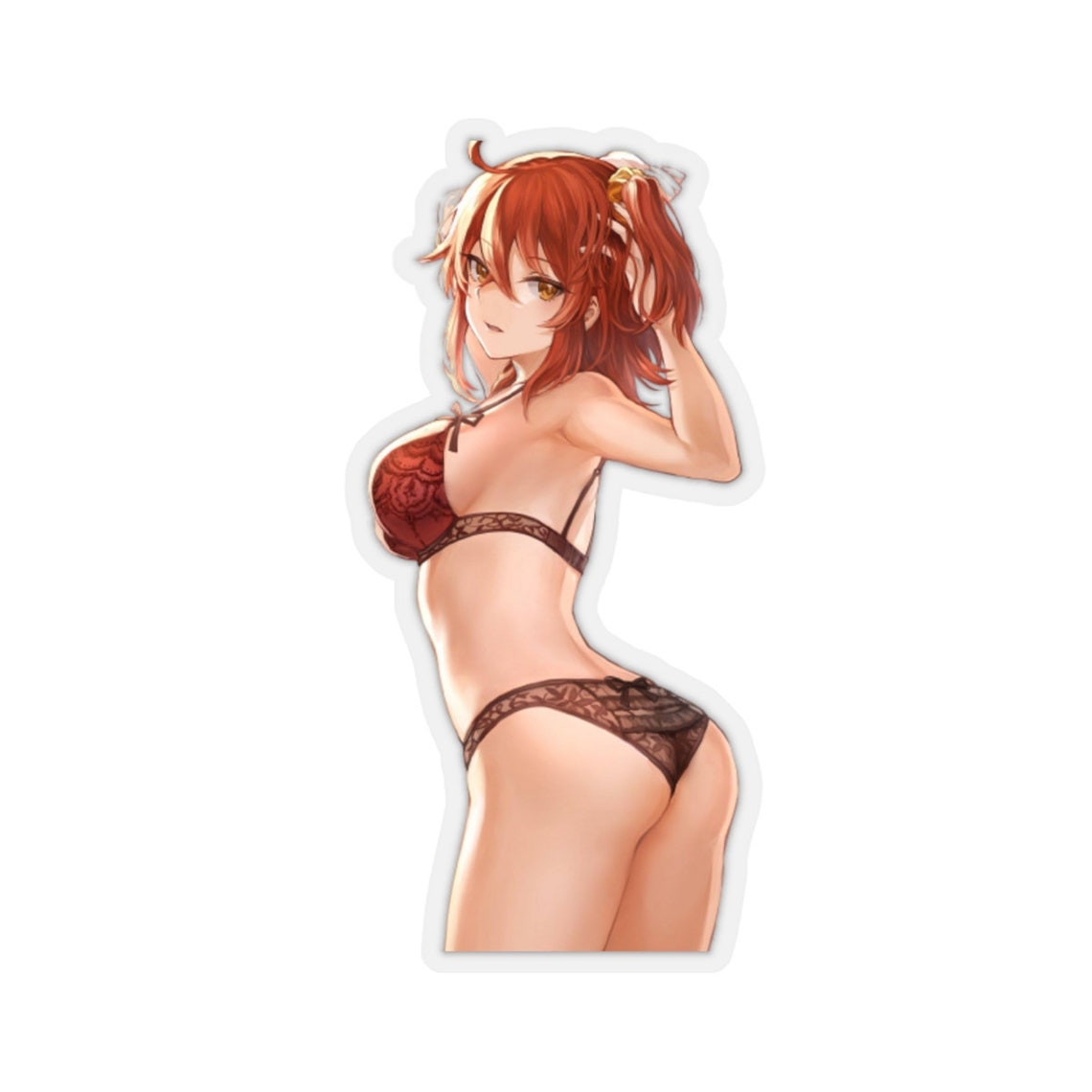 10 Pcs Waifu Lingerie Style Sticker Pack Laptop Luggage | Etsy