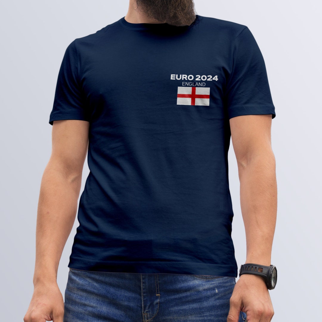 Euro 2024 English T-shirt Memorabilia Shirt of England Euro