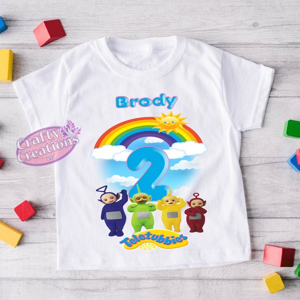 Personalised Tele-tubbies Celebration T-shirt